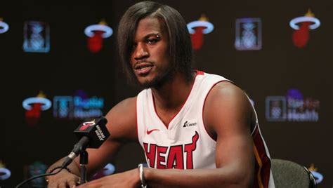 Heat star Jimmy Butler steals show with ’emo’ look on media day | FOX ...