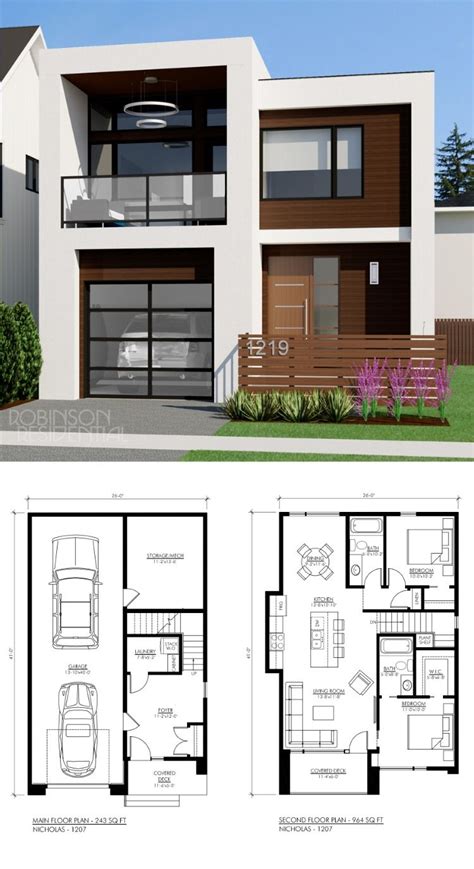 Modern Small House Plans With Garage - Find small house plans with ...