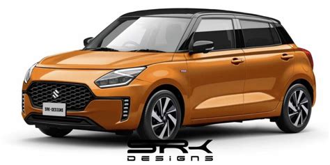 New-Gen 2023 Maruti Suzuki Swift Rendered Based On Spy Shots