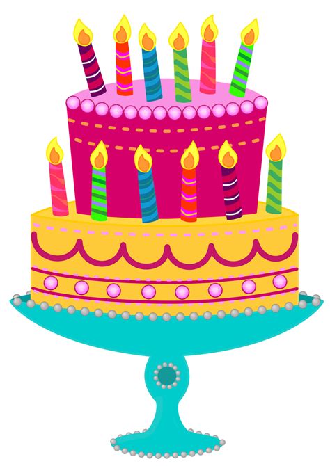 birthday cake clipart free printable - Virulent Ejournal Photo Galery