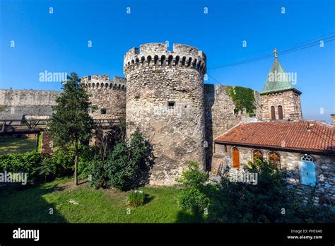 Famous fortress Kalemegdan in Belgrade Stock Photo - Alamy