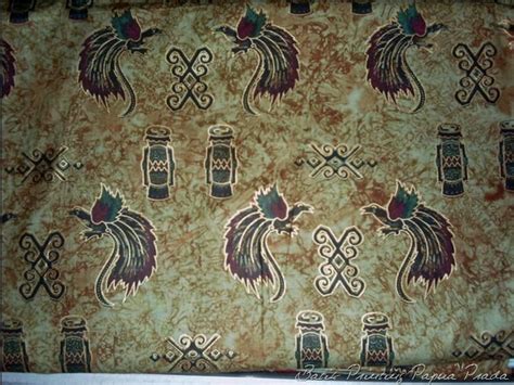 Papua Batik Motif Bird of Paradise