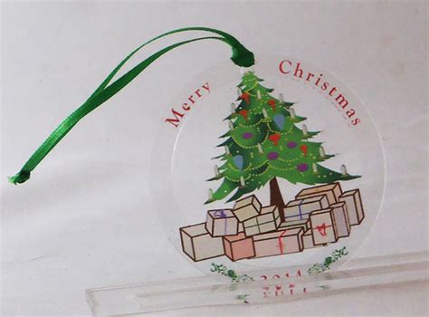 Acrylic Christmas Tree Ornament