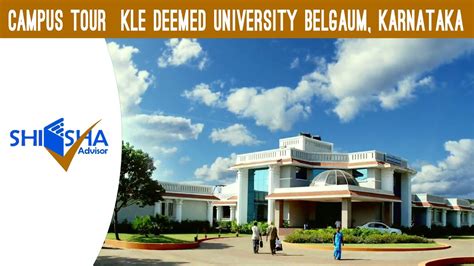 KLE Deemed University Belgaum, Karnataka | Campus Video - YouTube