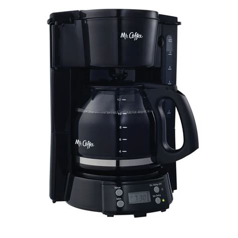 Mr. Coffee 12 Cup Programmable Black Coffee Maker - Walmart.com ...