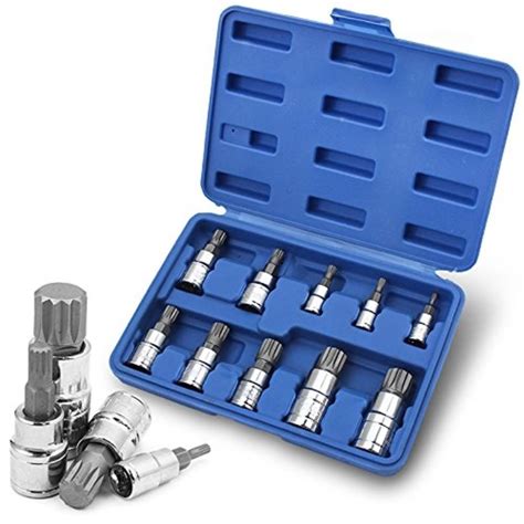 Stark XZN Triple Square Bit Socket Set (10-Piece)-33600 - The Home Depot