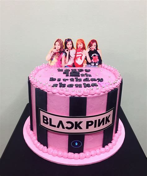 Blackpink Cake Simple - birthday card message