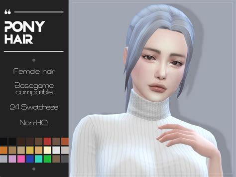 The Sims Resource - Pony hair