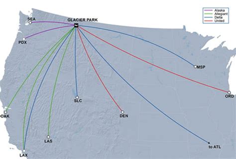 Glacier Park International Airport (FCA): Daily Flights Available