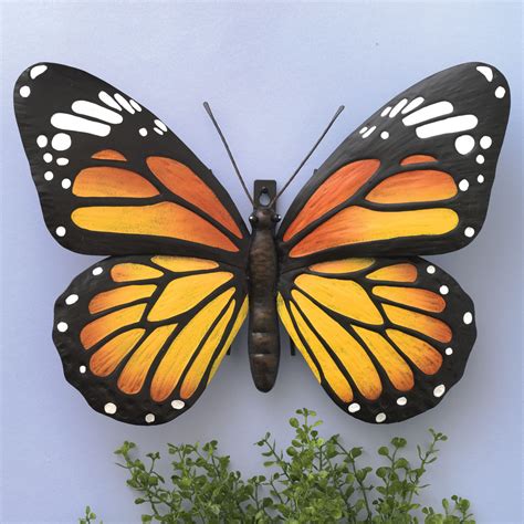 Wrought Iron Butterfly Wall Decor : Metal Butterfly Wall Decor Art ...