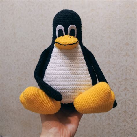 Crochet toy Penguin Tux Soft toy Bird Linux Animals for | Etsy