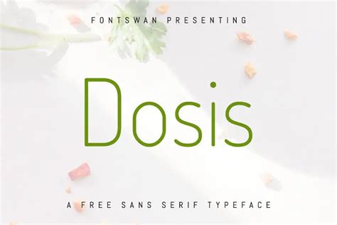 Dosis Font Free Download | FontSwan