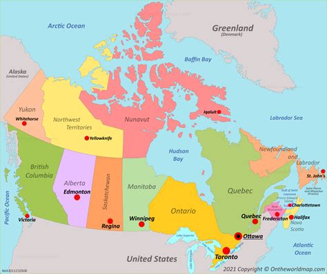 Map Canada Provinces And Capitals – Get Map Update