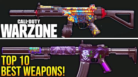 Call Of Duty WARZONE: TOP 10 BEST WEAPONS & SETUPS To Use! (WARZONE ...