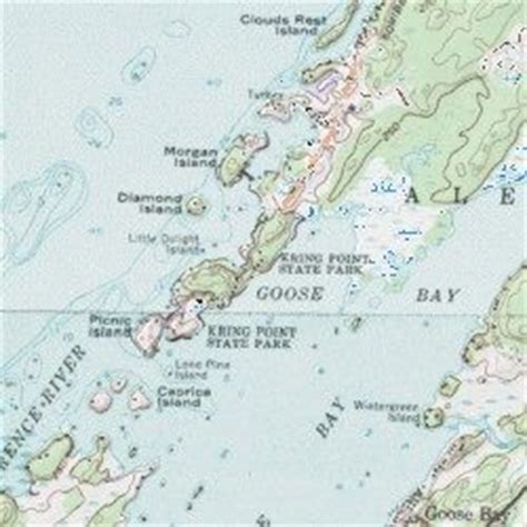 Kring Point State Park, New York [Chippewa Bay USGS Topographic Map] by ...