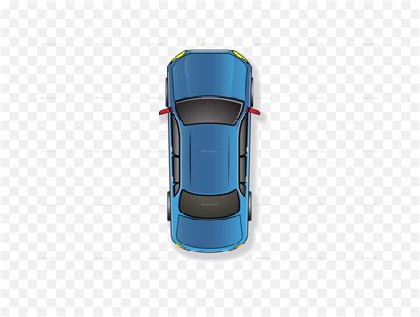 Car Top View Vector - Vector Car Top View Png,Blue Car Png - free ...