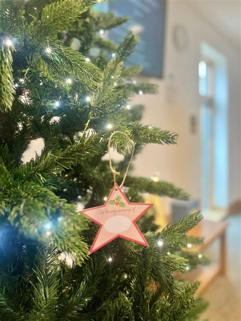 Christmas remembrance trees in our crematorium chapel waiting room's ...