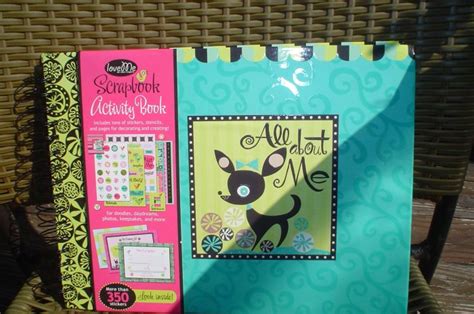 ALL ABOUT ME SCRAPBOOK ACTIVITY BOOK KIT for TWEENS - ARTWORK by ROBIN ...