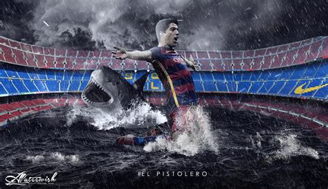 Luis Suarez wallpaper 15-2016 by designer-alateewish on DeviantArt