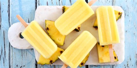 Receta Paletas de piña sencilla | Cocina rico