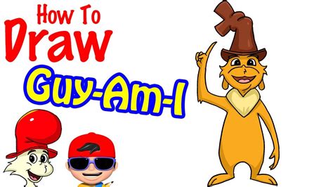 How to Draw Guy-Am-I from Green Eggs and Ham - YouTube