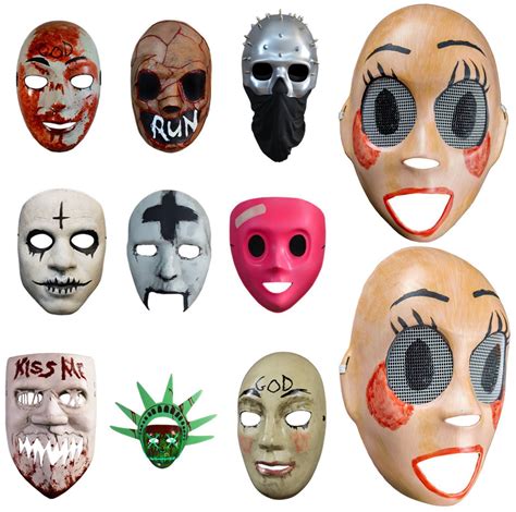 THE PURGE TV SERIES MOVIES ELECTION YEAR COSTUME FACE MASK TRICK OR ...