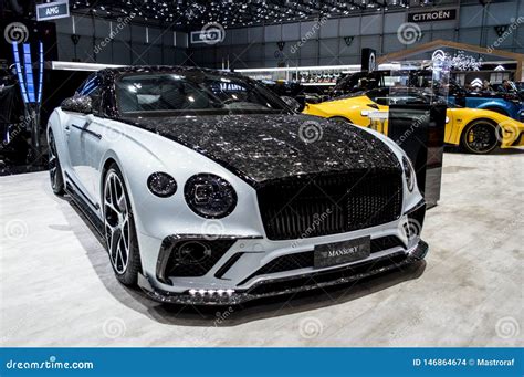 Mansory`s Bentley Continental GT at Geneva 2019 Editorial Stock Image ...