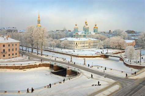 Winter in St. Petersburg, Russia