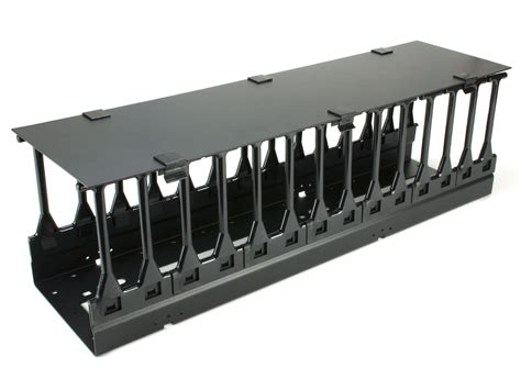 Vertical Mount Cable Tray - 6 Inches, Black at Cables N More