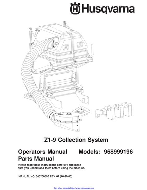 HUSQVARNA 968999196 OPERATOR'S MANUAL Pdf Download | ManualsLib