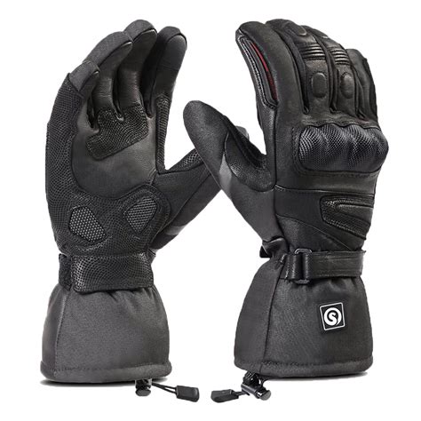 Hard Shell Motorbike Heated Gloves Rechargeable - SAVIOR Heat – Savior ...