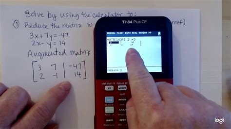 Solving Basic Systems Using Algebra and Matrices - YouTube