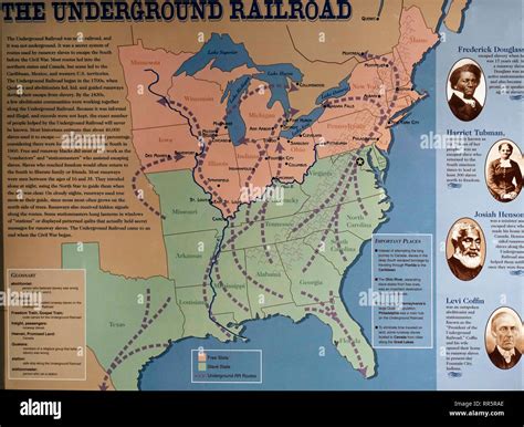 Underground Railroad Escape Routes Maps