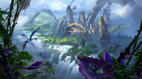 An Alien Landscape of Pandora | Fantasy landscape, Avatar picture ...