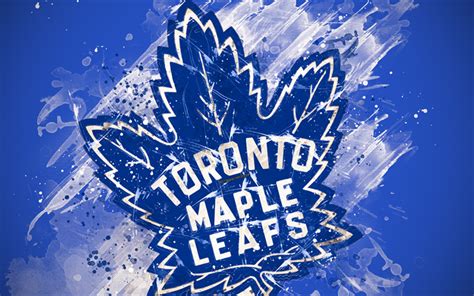 Download wallpapers Toronto Maple Leafs, 4k, grunge art, Canadian ...