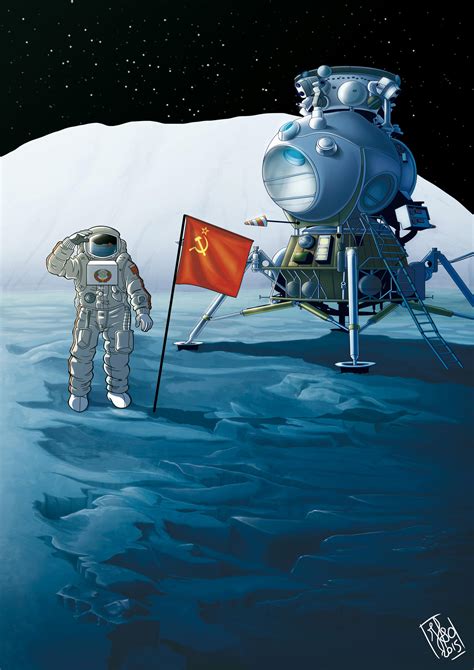 Soviet Landing on the Moon by 1980Fabio on DeviantArt