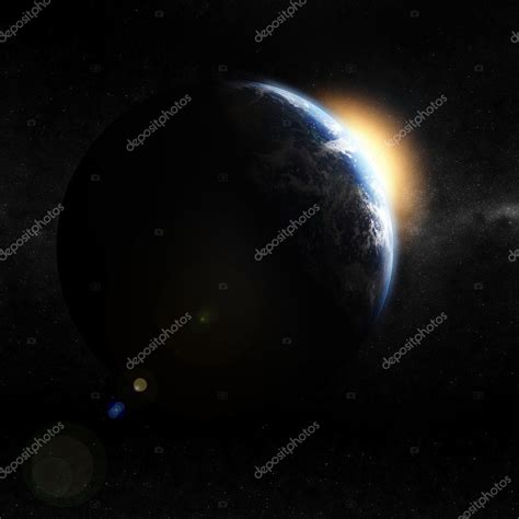 3d earth space view — Stock Photo © digitalgenetics #2080920