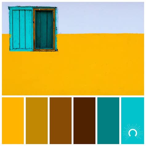 color palette, color combination, Farbpalette, hue, yellow, gelb ...