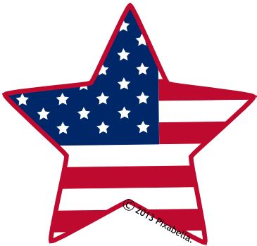 4th Of July Star Clipart - ClipArt Best