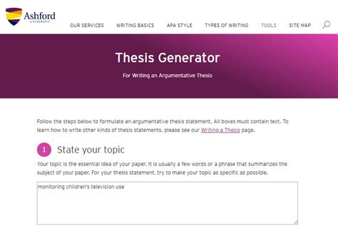 Best Online Thesis Generator & Statement Maker [Free]