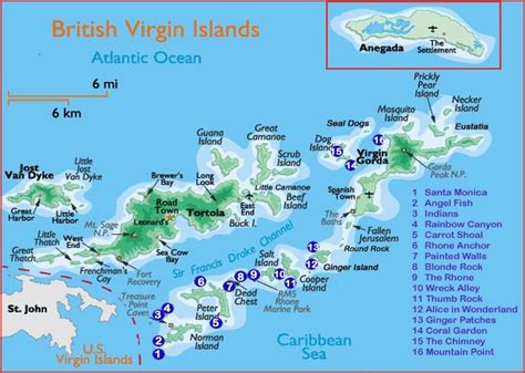 BVI Dive map | Bvi, Bvi sailing, Sailing cruises