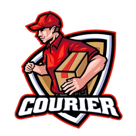 Premium Vector | Courier