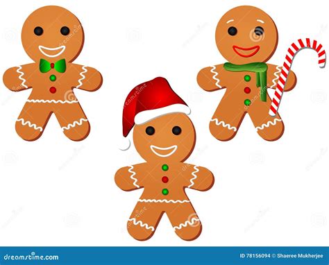 Gingerbread Man Clipart Vectors | ubicaciondepersonas.cdmx.gob.mx