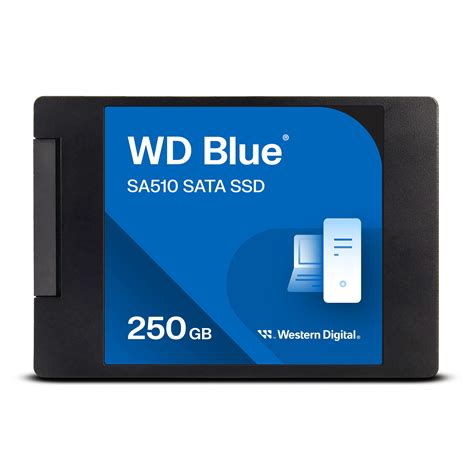 250GB WD Blue SA510 SATA SSD 2.5”/7mm Cased | Western Digital