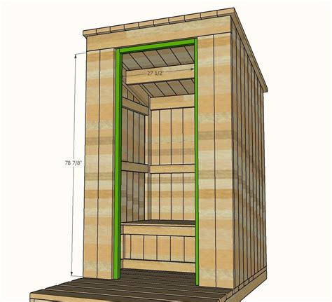 Ana White | Outhouse Plan for Cabin - DIY Projects