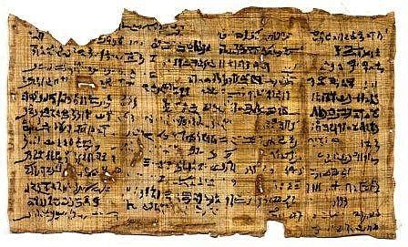 Oldest Egyptian Writing on Papyrus Displayed for First Time ...