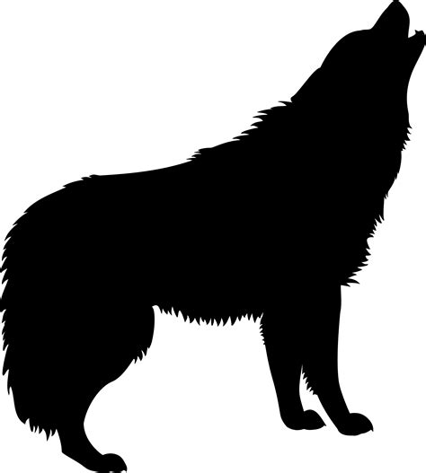 Wolf Silhouette Howling - ClipArt Best