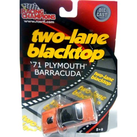 Racing Champions - Two Lane Blacktop Series - 1971 Plymouth Barracuda ...