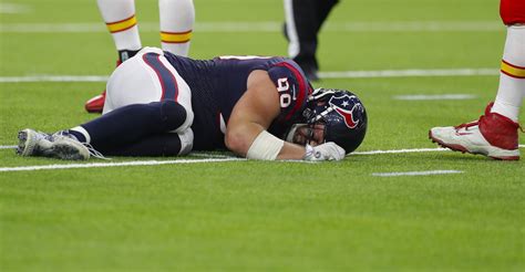 Texans' J.J. Watt out for season with tibial plateau fracture