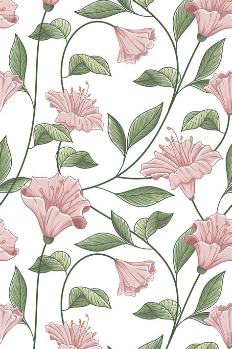 Girly Floral Removable or Traditional Wallpaper – La Grand Classique